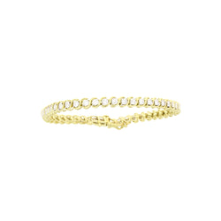 Genuine 1.00ct Diamond Tennis Bracelet 10KT Yellow Gold