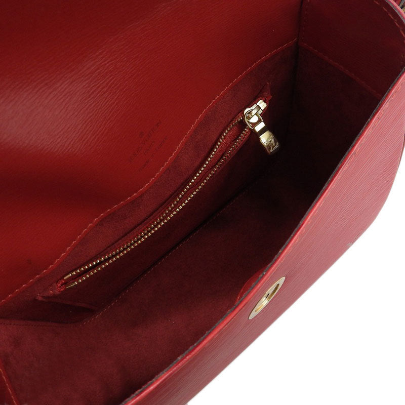 Louis Vuitton Epi Womens Shoulder Bag Castilian Red