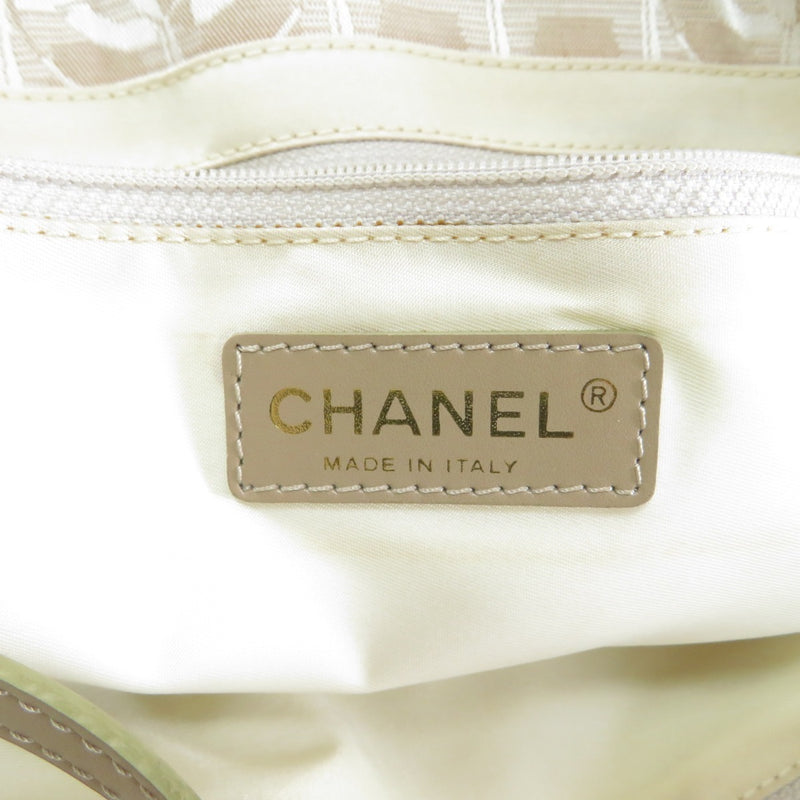 Chanel New Travel Line MM Tote Bag Nylon Jacquard Ladies CHANEL