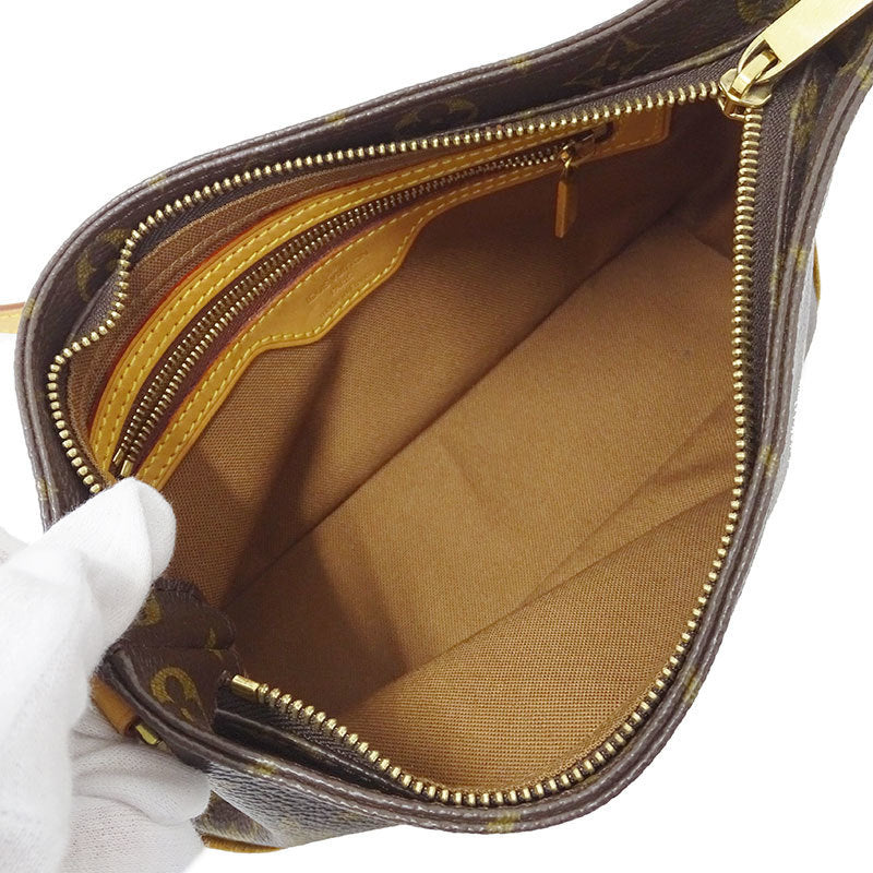 Louis Vuitton LOUIS VUITTON Bag Monogram Womens Shoulder Pochette Mini Trotor M51240 Brown
