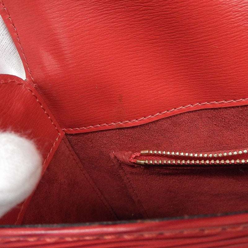 Louis Vuitton Epi Womens Shoulder Bag Castilian Red