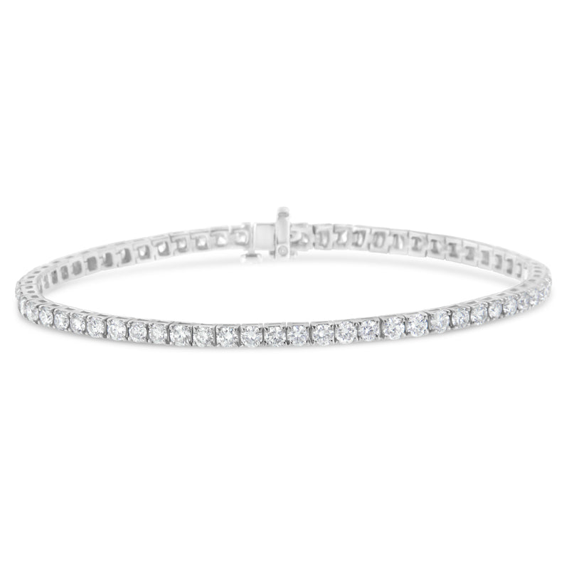 IGI Certified 2.0 Cttw Diamond 14K White Gold Classic 7” Tennis Bracelet (H-I Color, I1-I2 Clarity)