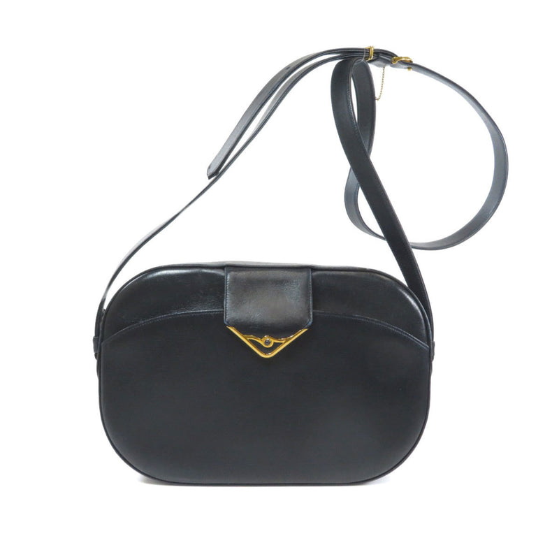 Cartier metal fittings motif shoulder bag leather ladies