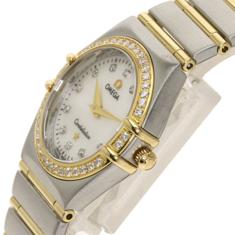 Omega 1277.75 Constellation 12P Diamond Wrist Watch Stainless Steel / SSxK18YG Ladies OMEGA