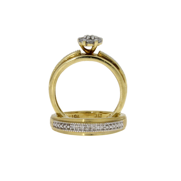.32ct Diamond Engagement Ring Set 10KT Yellow Gold