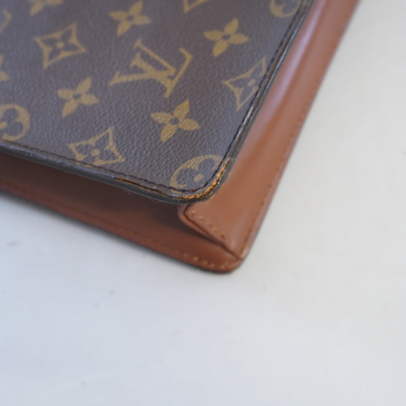 Auth Louis Vuitton Monogram Pochette Homme M51795 MenWomenUnisex Clutch Bag