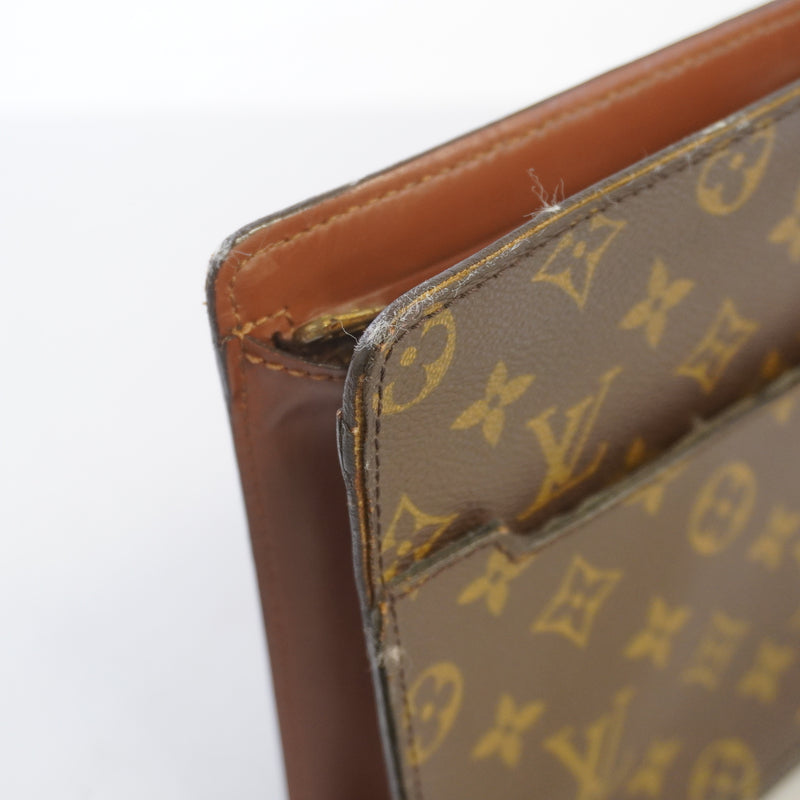 Auth Louis Vuitton Monogram Pochette Homme M51795 MenWomenUnisex Clutch Bag