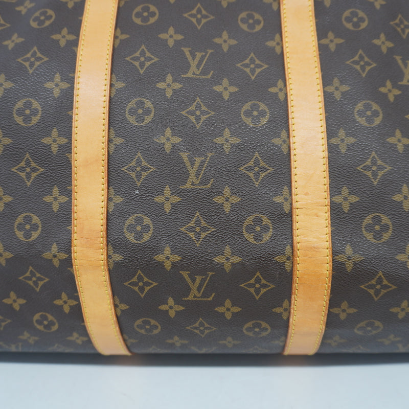 Auth Louis Vuitton Monogram Keepol 60 M41422 MenWomenUnisex Boston Bag