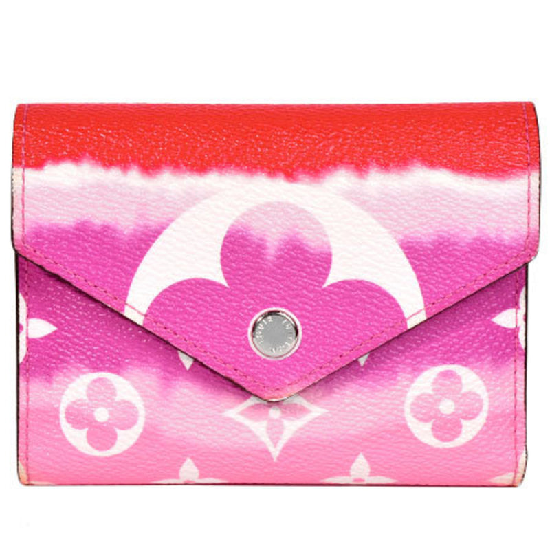 Louis Vuitton LOUIS VUITTON LV Escal Portofeuil Victorine Rouge Tri-fold wallet with coins M68842