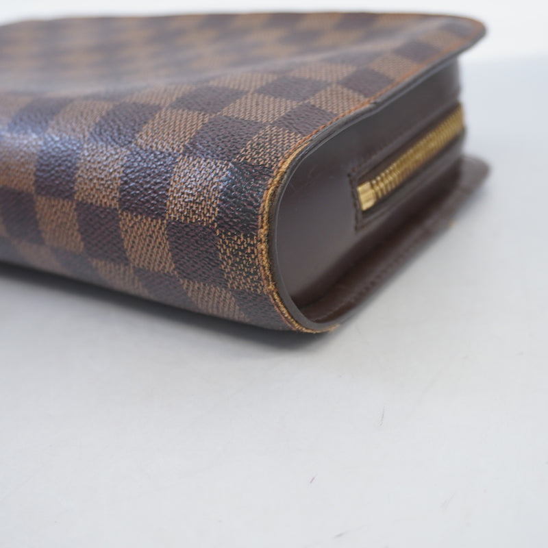 Auth Louis Vuitton Damier Saint Louis N51993 MenWomenUnisex Clutch Bag