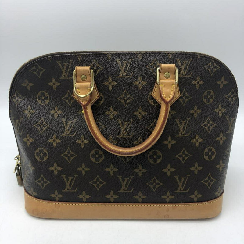 LOUIS VUITTON M51130 Alma Monogram Handbag Leather Louis Vuitton