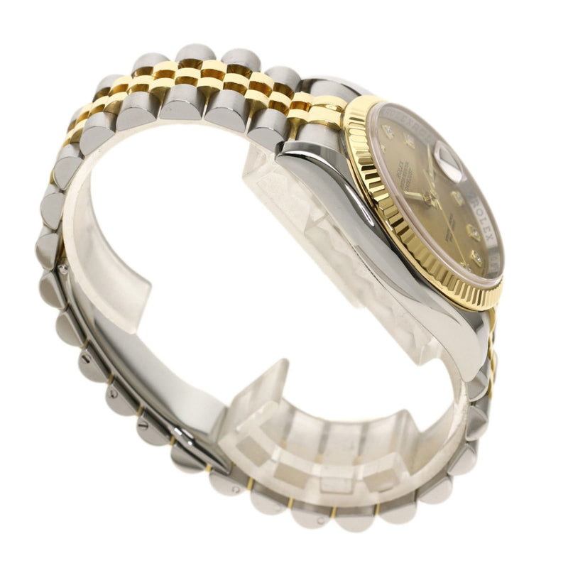 Rolex 116233G Datejust 10P Diamond Watch Stainless Steel / SSxK18YG Mens ROLEX