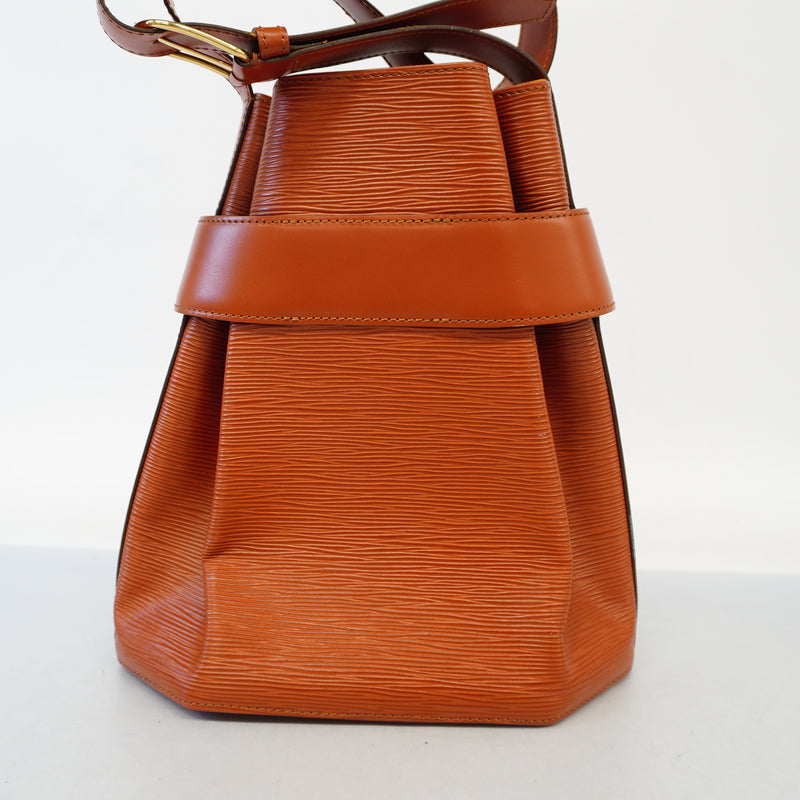 Auth Louis Vuitton Shoulder Bag Episac De Paul M80203 Kenian Brown