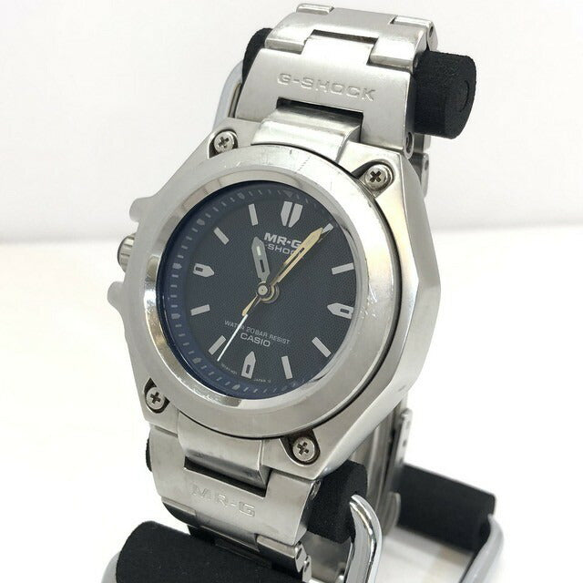 G-SHOCK CASIO Casio watch MRG-120 MR-G silver black analog quartz mens