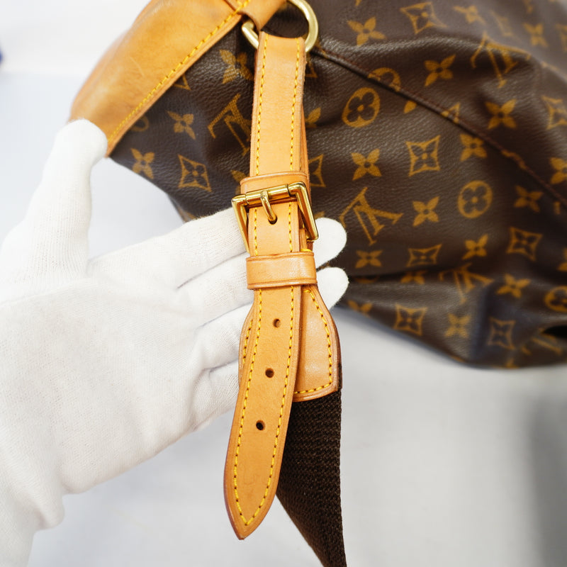 Auth Louis Vuitton Monogram Montsouris GM M51135 Womens Backpack