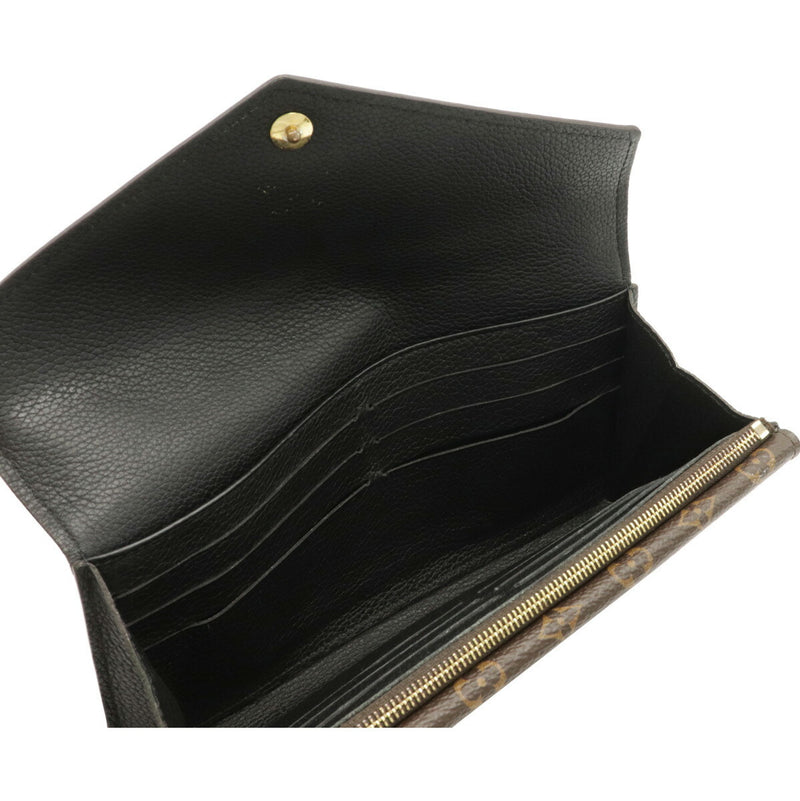 LOUIS VUITTON Louis Vuitton Monogram Portofeuil Duble V Bi-Fold Wallet Leather Noir Black M64319