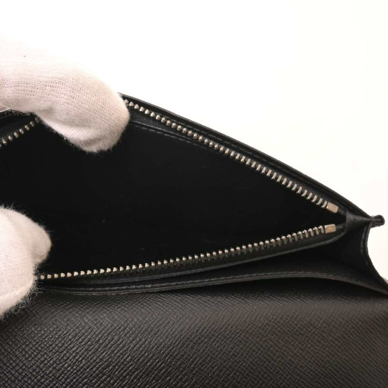 Louis Vuitton Eclipse Brazza Bi-Fold Wallet Black PVC Leather