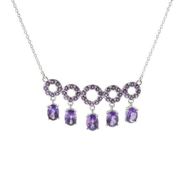 Brand New African Amethyst Necklace