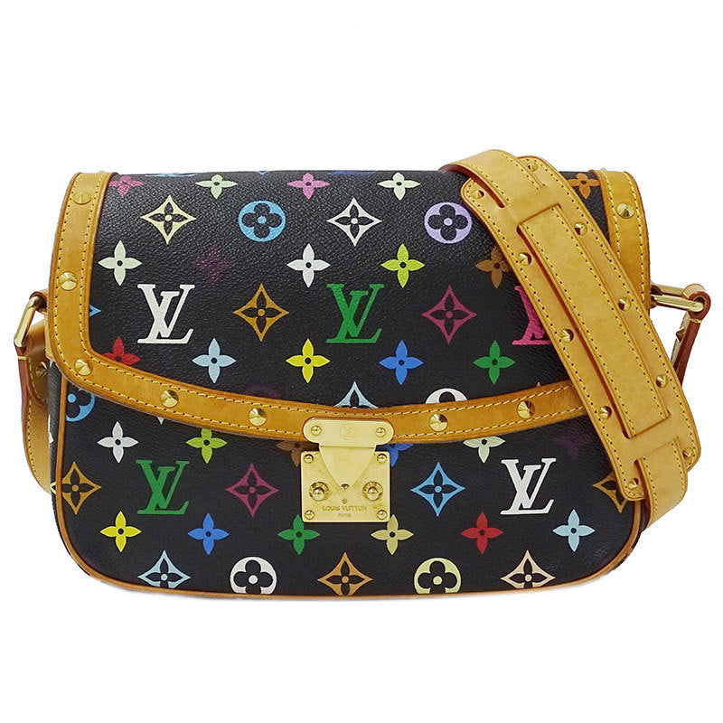 Louis Vuitton M92639 Womens Shoulder Bag BlackMonogramMulti-colorNoir