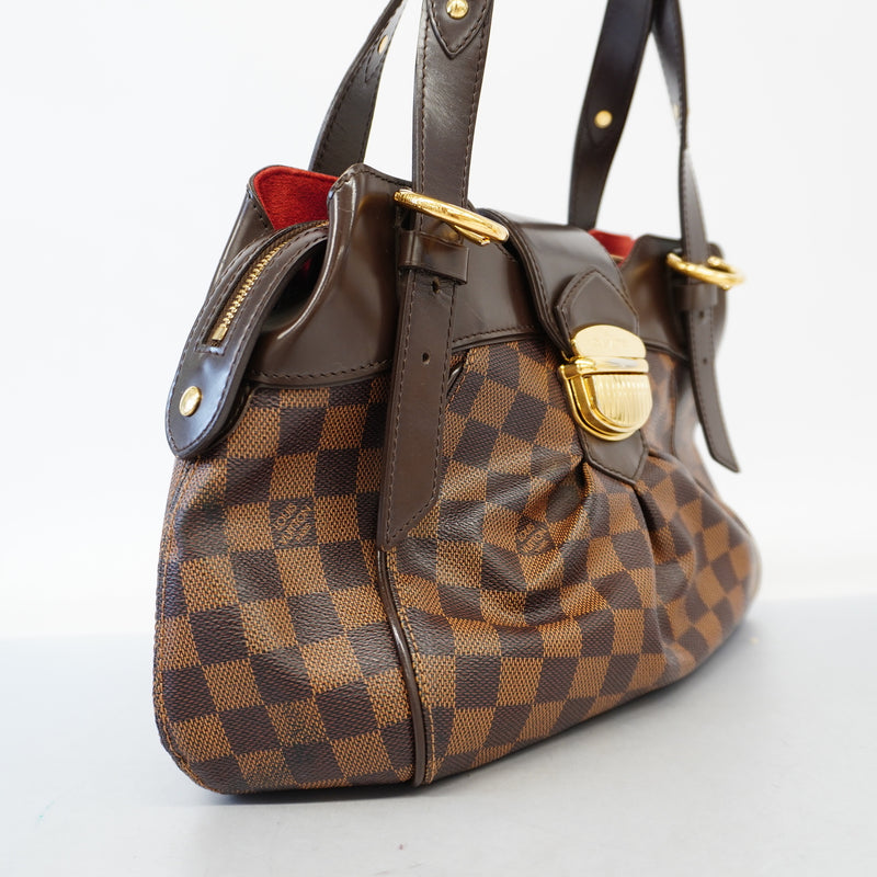 Auth Louis Vuitton Shoulder Bag Damier Sistina PM N41542
