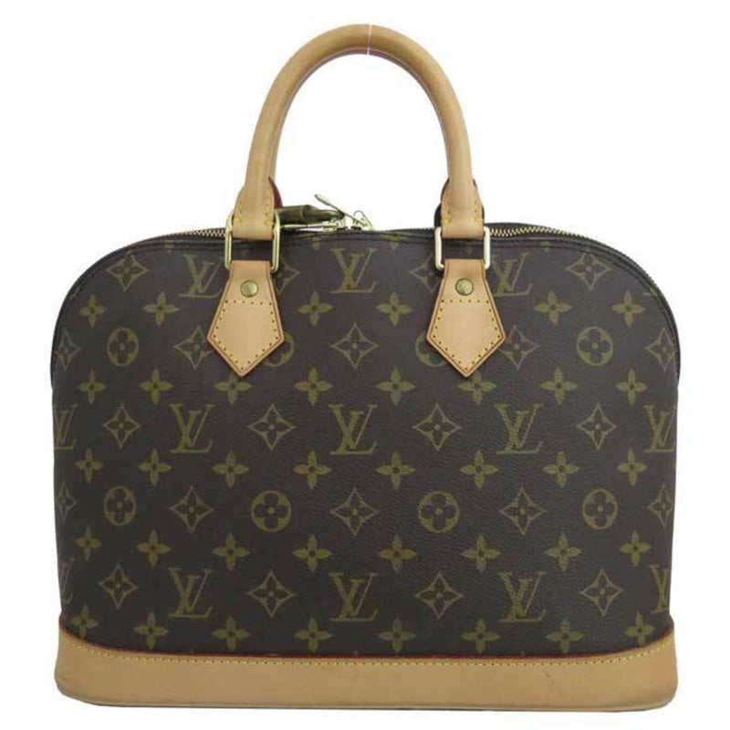 Louis Vuitton Bag Monogram Alma Brown Gold Hardware Canvas Handbag Ladies M51130