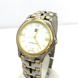 GIVENCHY Givenchy Watch Analog Quartz HA.111.XVIII Silver Gold Combination Dial White Mens Womens