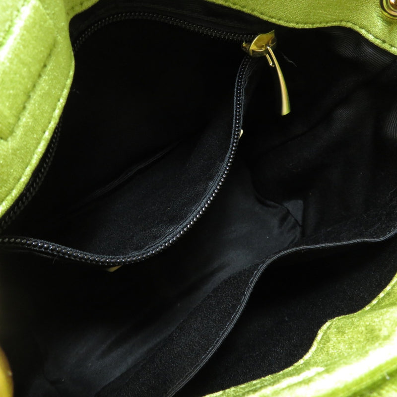 Hunting World Tassel Motif Shoulder Bag Velor / Leather Women's HUNTING WORLD