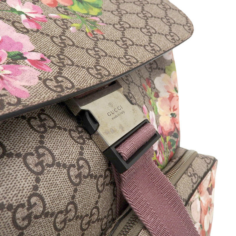 Gucci PVCCanvas Backpack BrownPink