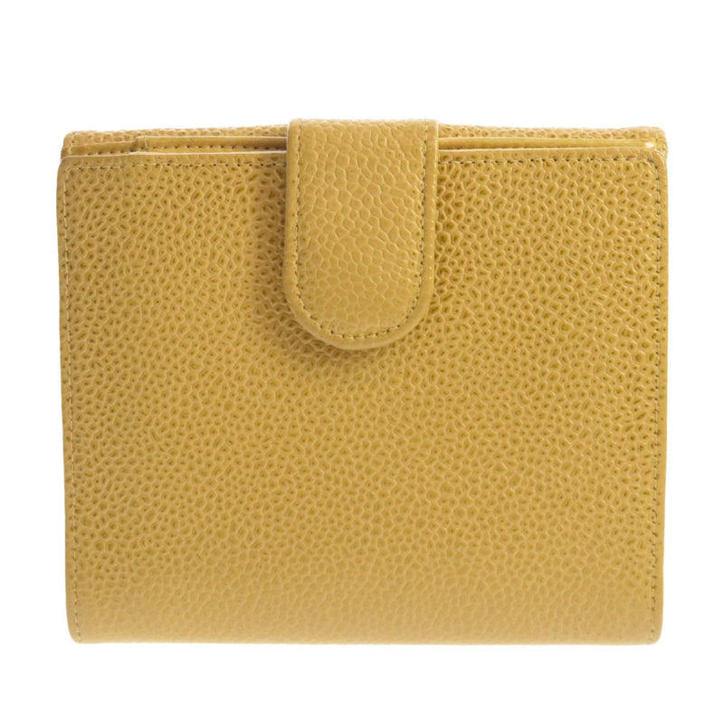 Chanel Coco Mark Bi-Fold Wallet Caviar Skin Ladies CHANEL