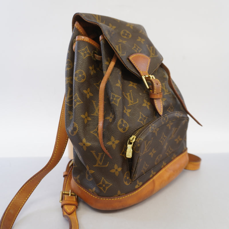Auth Louis Vuitton Monogram Monsuri MM M51136 Womens Backpack