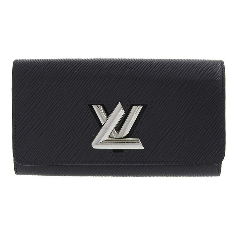 Louis Vuitton LOUIS VUITTON Wallet Epi Long Portofeuil Twist M68309 Noir Black