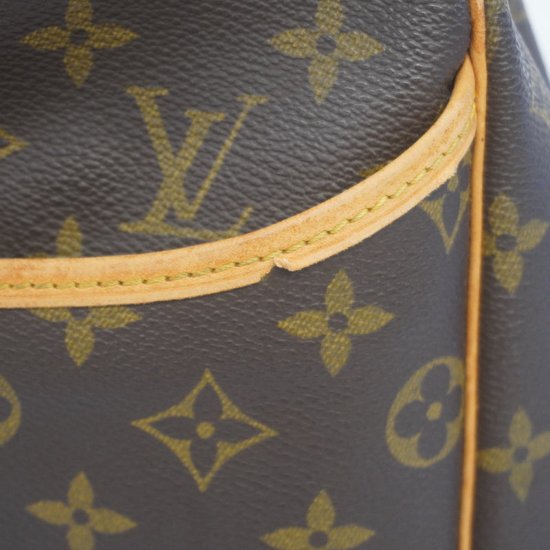 Auth Louis Vuitton Monogram Deauville M47270 Womens Handbag