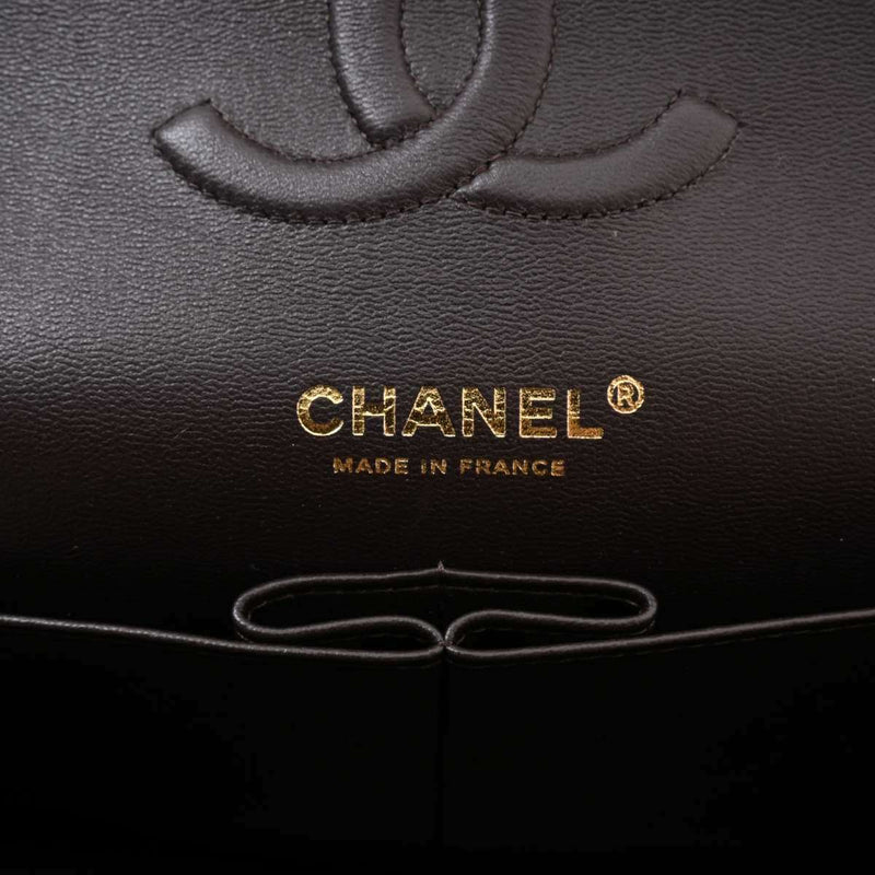 Chanel Womens Leather Shoulder Bag Brown