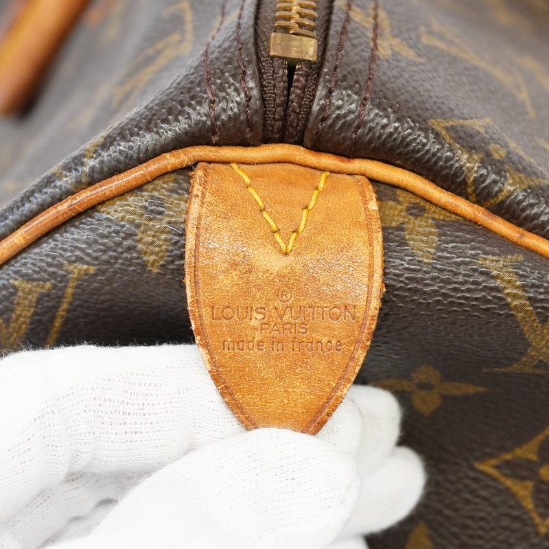 Auth Louis Vuitton Monogram Speedy 40 M41522 Womens Boston BagHandbag