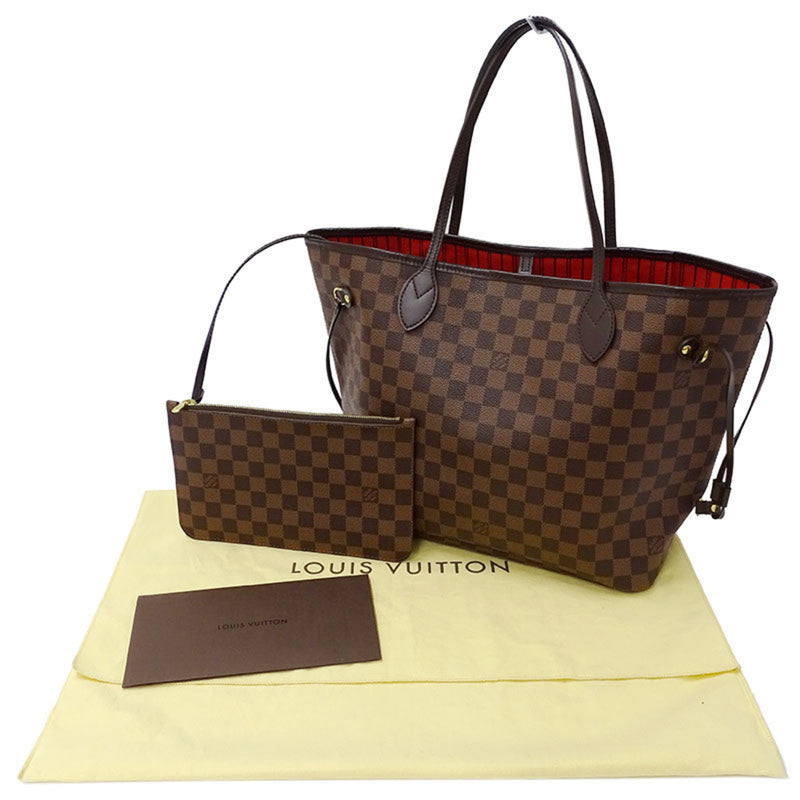 Louis Vuitton LOUIS VUITTON Bag Damier Ladies Tote Shoulder Neverfull MM N41358 Brown