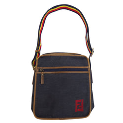 FENDI Fendi denim shoulder bag 7VA152 navy