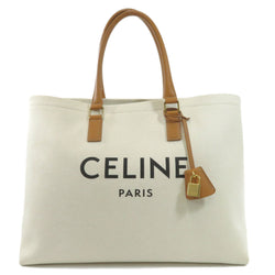 Celine Bag Tote Canvas / Leather Womens CELINE
