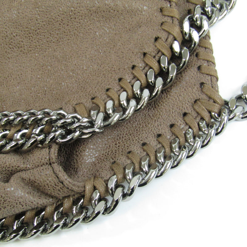 Stella McCartney Mini Tote 371223 W9132 Womens Polyester HandbagShoulder Bag Light Brown