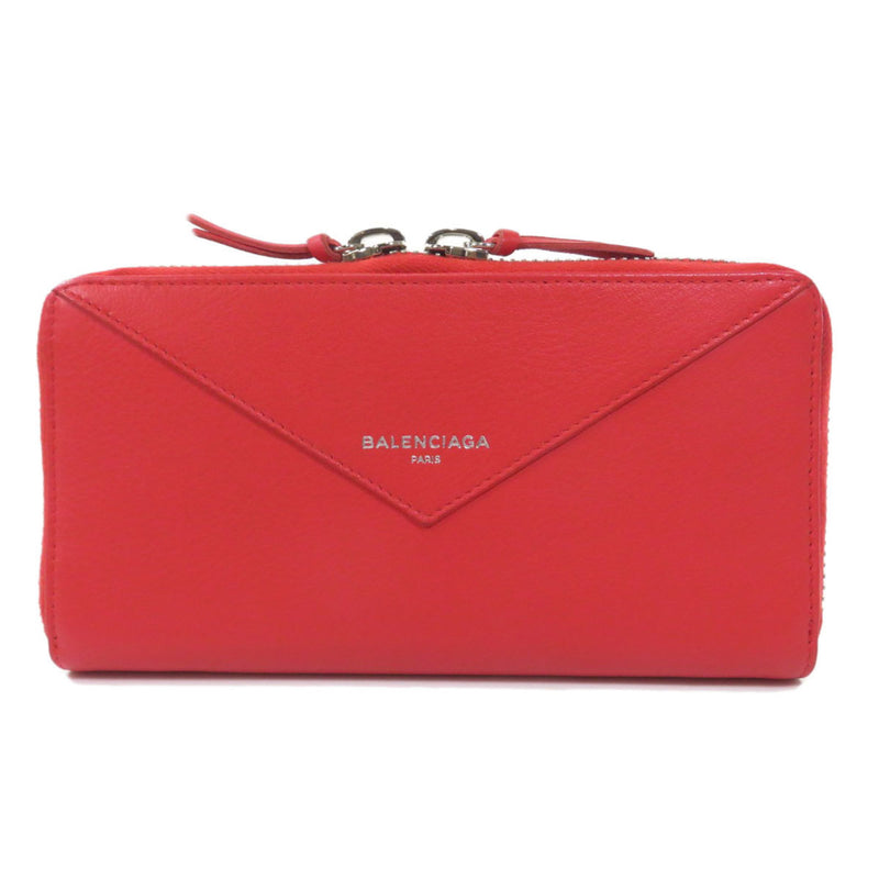 Balenciaga 381226 Paper Continental Wallet Calf Ladies