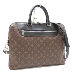 Louis Vuitton Business Bag Monogram Macassar Porto Documan Jules Mens M54019 Hand Shoulder 2WAY Document PDJ