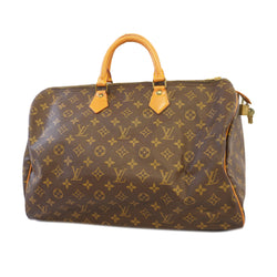 Auth Louis Vuitton Monogram Speedy 40 M41522 Womens Boston BagHandbag