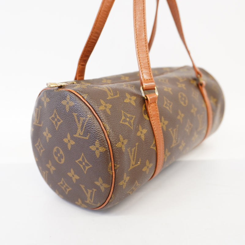 Auth Louis Vuitton Monogram Papillon 30 M51385 Womens Handbag