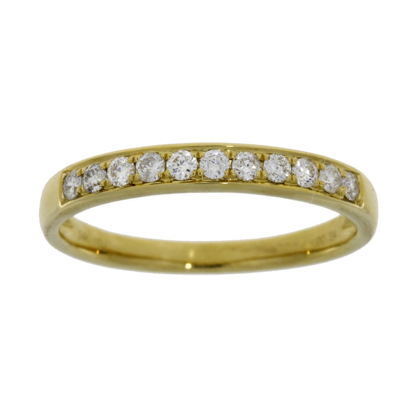 .20ct Diamond Wedding Band Ring 14KT Yellow Gold