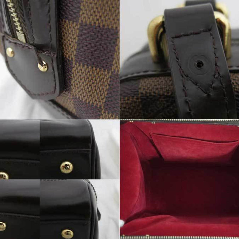 Louis Vuitton Bag Damier Knightsbridge Brown Gold Hardware Canvas Handbag Ladies N51201