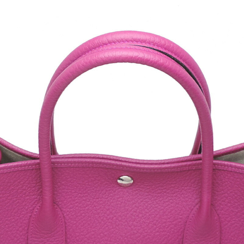 Hermes Garden Party PM Womens Tote Bag Country Rose Purple (Pink)