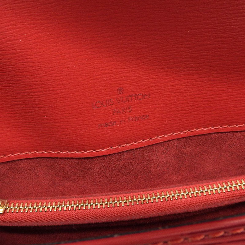 Louis Vuitton Epi Womens Shoulder Bag Castilian Red