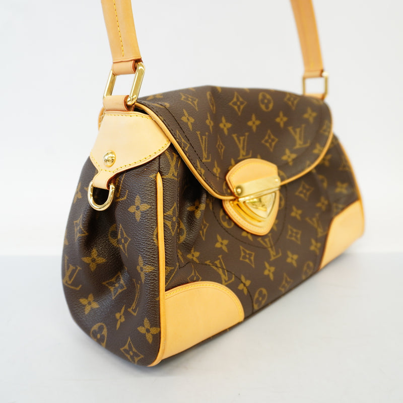 Auth Louis Vuitton Monogram Beverly MM M40121 Womens Shoulder Bag