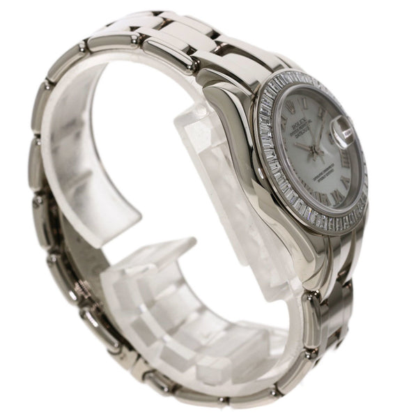 Rolex 80309 Datejust Genuine Bucket Diamond Bezel Watch K18 White Gold / K18WG Ladies ROLEX
