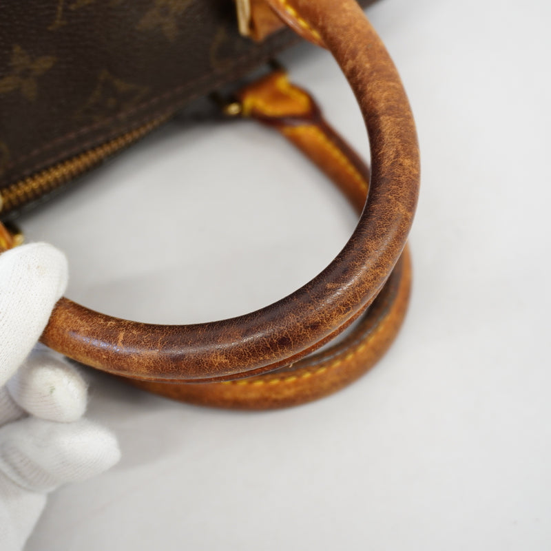 Auth Louis Vuitton Monogram Speedy 25 M41528 Womens Handbag