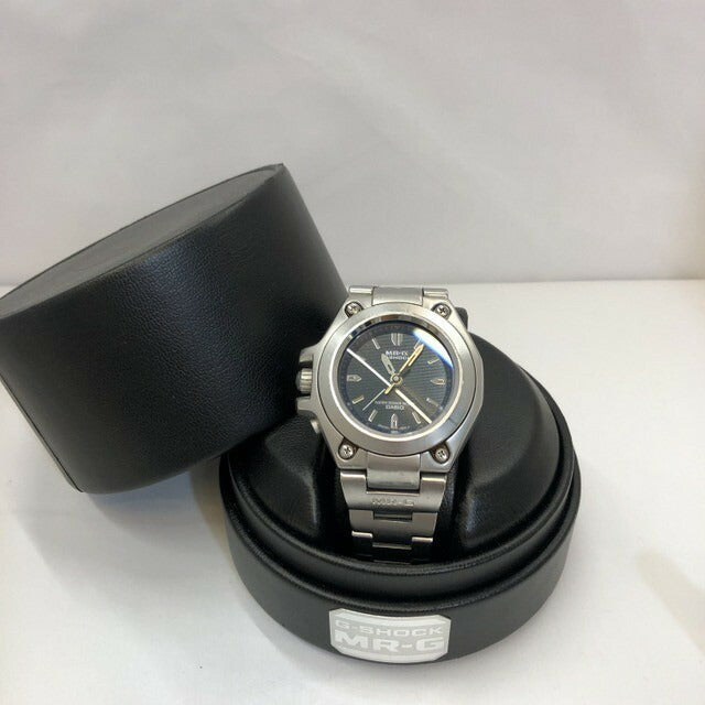 G-SHOCK CASIO Casio watch MRG-120 MR-G silver black analog quartz mens